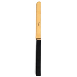 Lot de 6 couteaux à dessert Kube Cutipol doré mat 21 cm