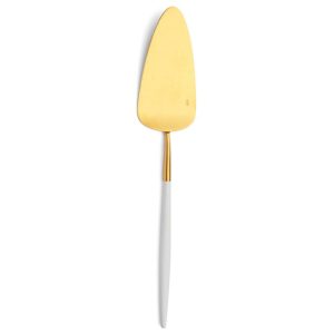 Pelle à tarte Mio Cutipol blanc et doré mat 28,5 cm