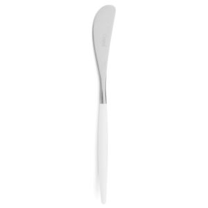 Tartineur Mio Cutipol blanc et inox brossé 17,5 cm