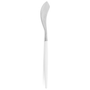 Lot de 6 couteaux à poisson Mio Cutipol blanc et inox brossé 21 cm