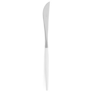 Couteau de service Mio Cutipol blanc et inox brossé 25 cm