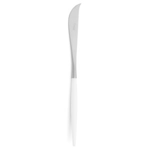 Couteau à fromage Mio Cutipol blanc et inox brossé 22 cm