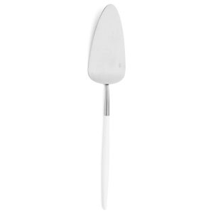 Pelle à tarte Mio Cutipol blanc et inox brossé 28,5 cm