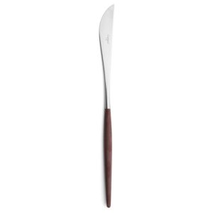 Couteau de service Mio Cutipol marron et inox brossé 25 cm