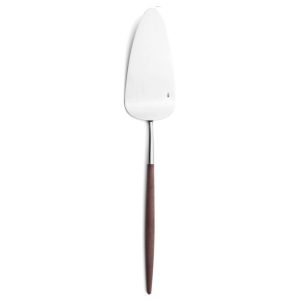 Pelle à tarte Mio Cutipol marron et inox brossé 28,5 cm