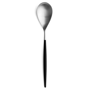 Cuillère de service Mio Cutipol noir et inox brossé 27 cm