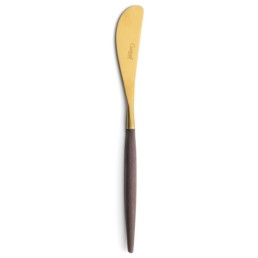 Tartineur Mio Cutipol marron et doré mat 17,5 cm