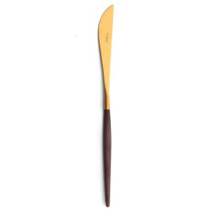 Couteau de service Mio Cutipol marron et doré mat 25 cm