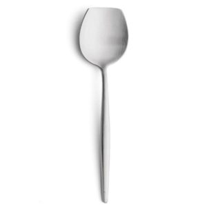 Cuillère à sucre Moon Cutipol couleur Argent Mat 12 cm