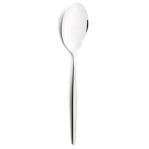 Lot de 6 cuillères gourmet Moon Cutipol couleur Argent 19 cm