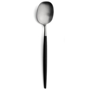 Lot de 6 grandes cuillères à dessert Nau Cutipol en inox brossé 19 cm