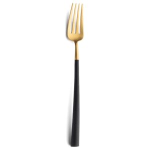 Lot de 6 fourchettes à dessert Noor Cutipol couleur Or 18 cm