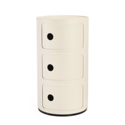 Rangement Componibili 3 éléments Kartell blanc mat