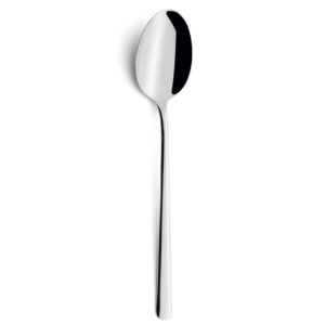 Lot de 6 grandes cuillères à dessert Icon Cutipol en inox brillant 18 cm