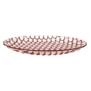 Set de 4 assiettes plates Jellies Kartell rose