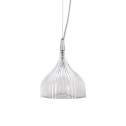 Suspension E' Kartell couleur cristal