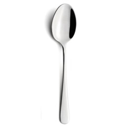Lot de 6 grandes cuillères à dessert Alcântara Cutipol en inox brillant 17 cm